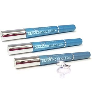 3 Pack Connoisseurs Diamond Dazzle Stik Light Blue Diamond Jewelry Cleaner 1.5mL